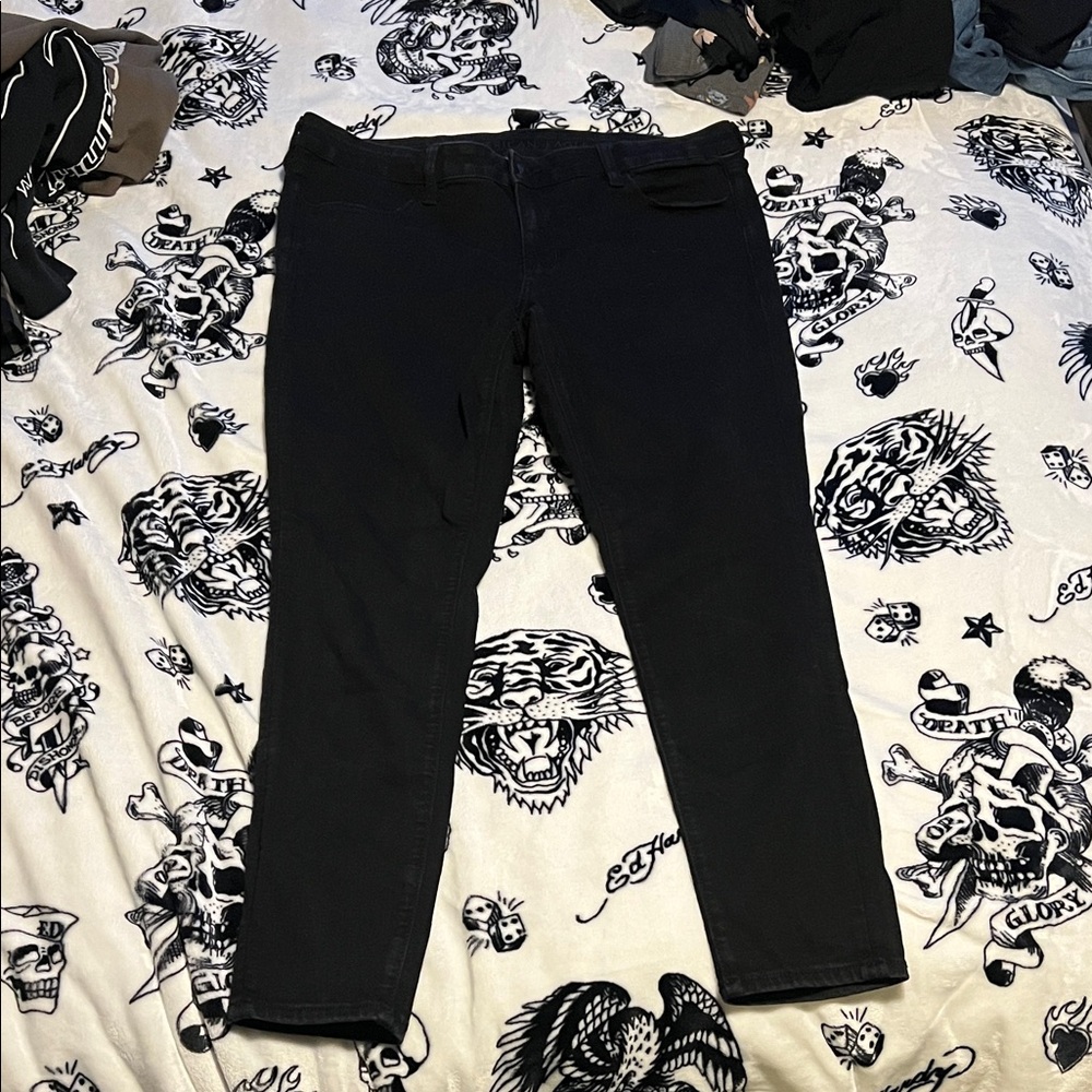 AE Black High Rise Jegging
